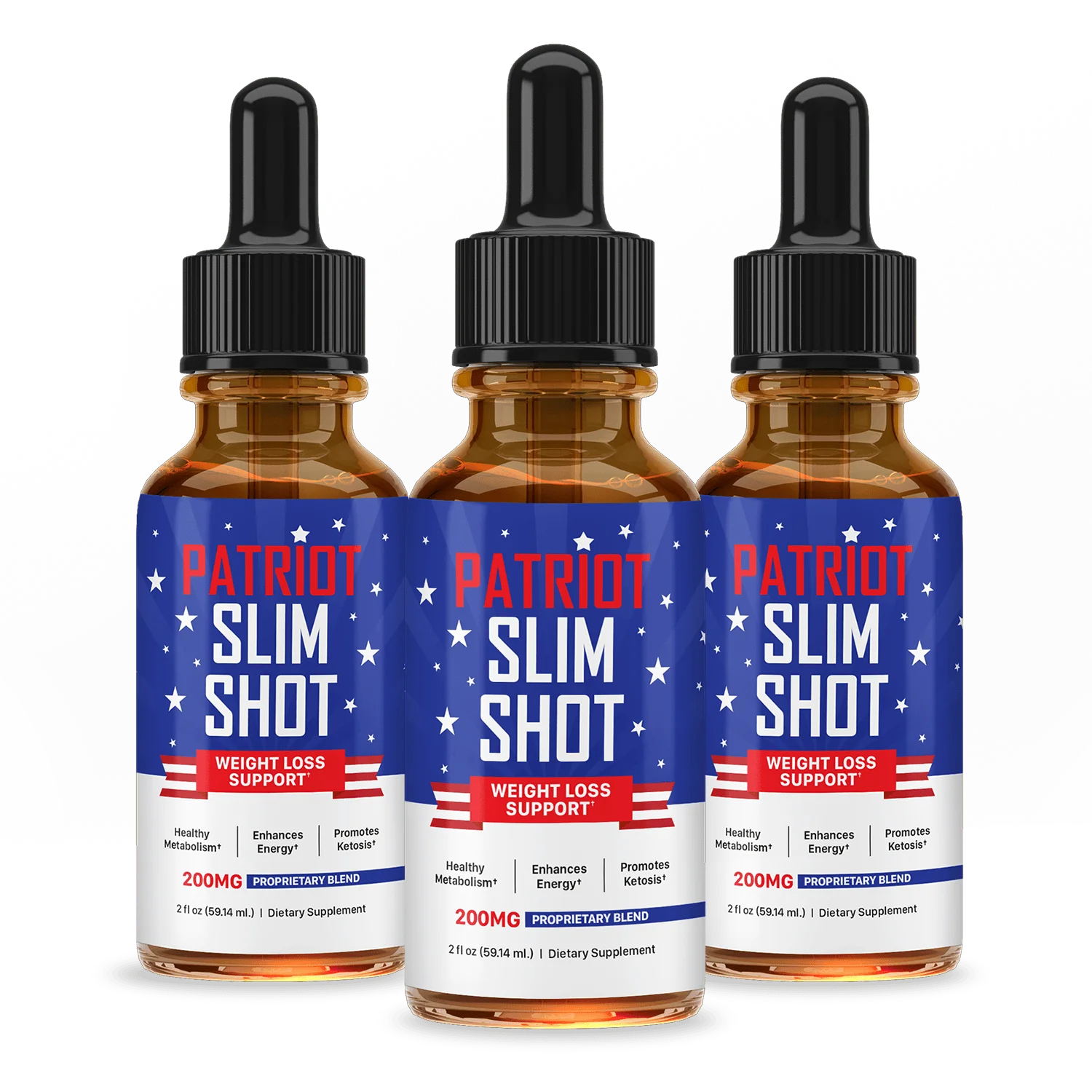 Patriot Slim Shot 3 bottles